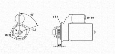 MAGNETI MARELLI 943251644010 -  Стартер